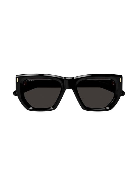 Gucci Rivetto Geometrical Sunglasses, 53mm 